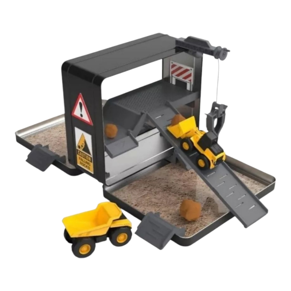 CAT Construction Little Machines Store N Go Playset New In Box 16 Pieces - Picture 11 of 13